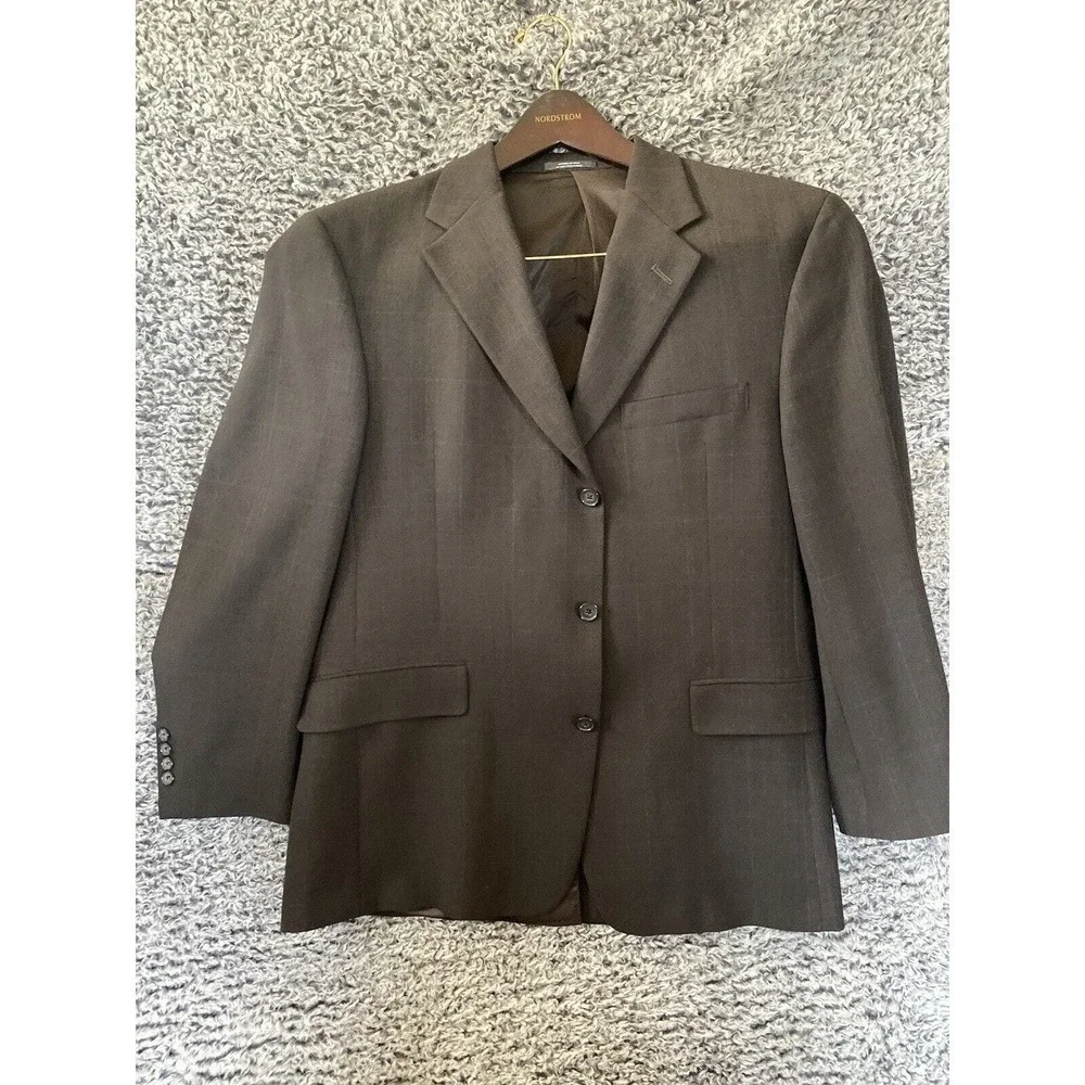 Austin Reed Mens Blazer Sport Coat Casual Jacket Size 39R Wool Made In USA